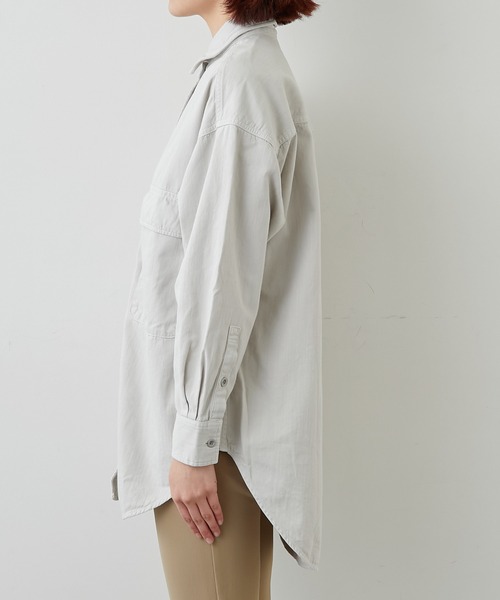 YANUK(ヤヌーク)の「【YANUK】C.P.Oシャツ / 別注(シャツ/ブラウス・レディース・サンドベージュ・FREE)」の15枚目の写真