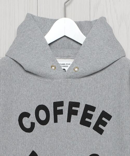 H BEAUTY&YOUTH UNITED ARROWS(エイチビューティーアンドユースユナイテッドアローズ)の「<TACOMA FUJI RECORDS>COFFEE POWER HOODIE/フーディ.(パーカー・メンズ・グレー・L/M/XL)」の3枚目の写真
