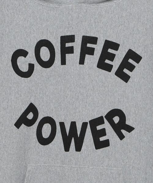 H BEAUTY&YOUTH UNITED ARROWS(エイチビューティーアンドユースユナイテッドアローズ)の「<TACOMA FUJI RECORDS>COFFEE POWER HOODIE/フーディ.(パーカー・メンズ・グレー・L/M/XL)」の7枚目の写真