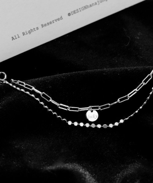 SONYUNARA(ソニョナラ)2連チェーンブレスレット