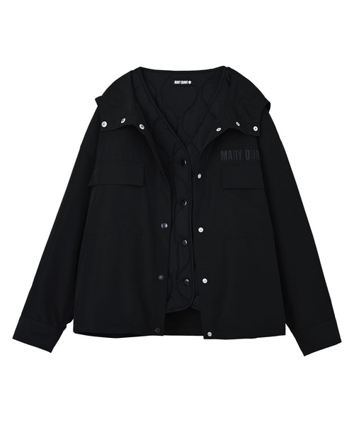MARY QUANT（マリークワント）の「中綿ライナー付マウンテンパーカ 