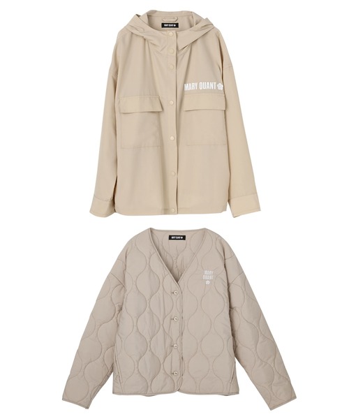 MARY QUANT（マリークワント）の「中綿ライナー付マウンテンパーカ 