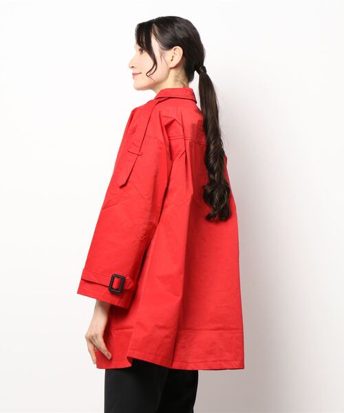 BLANC FICELLE(ブランフィセル)の「ステンカラーコート(ステンカラーコート・レディース・レッド/ベージュ/アイボリー・XXX-LARGE/SMALL/X-LARGE/LARGE)」の5枚目の写真