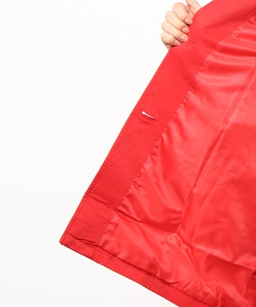 BLANC FICELLE(ブランフィセル)の「ステンカラーコート(ステンカラーコート・レディース・レッド/ベージュ/アイボリー・XXX-LARGE/SMALL/X-LARGE/LARGE)」の6枚目の写真