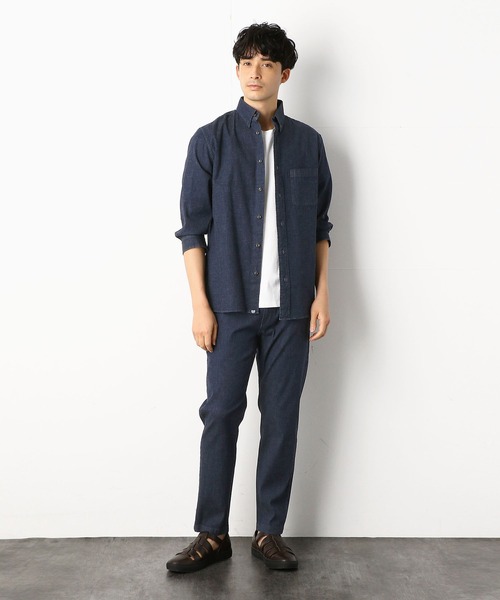 COMME　CA COMMUNE（コムサコミューン）の「デニム クライミングパンツ（デニムパンツ・メンズ・ネイビー/サックスブルー/ブラック・SMALL/MEDIUM/LARGE）」の4枚目の写真