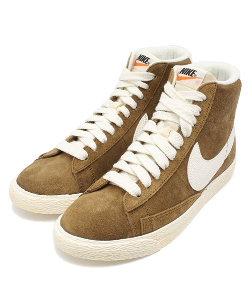 MILKFED.(ミルクフェド)の「WMNS BLAZER MID SUEDE VNTG(スニーカー・レディース・バーガンディー/カーキ・23cm/23.5cm/24.5cm/24cm)」の1枚目の写真