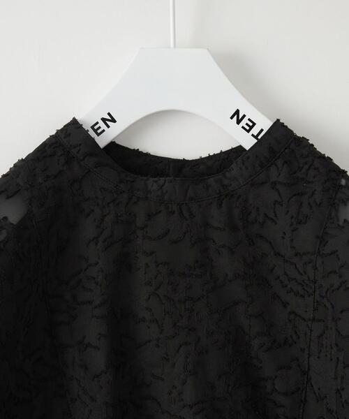 CITEN(シテン)の「<CITEN(シテン)>カットジャカード バックリボン ブラウス(シャツ/ブラウス・レディース・ホワイト/ブラック・FREE)」の19枚目の写真