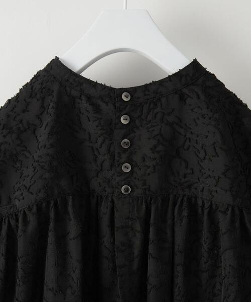 CITEN(シテン)の「<CITEN(シテン)>カットジャカード バックリボン ブラウス(シャツ/ブラウス・レディース・ホワイト/ブラック・FREE)」の18枚目の写真