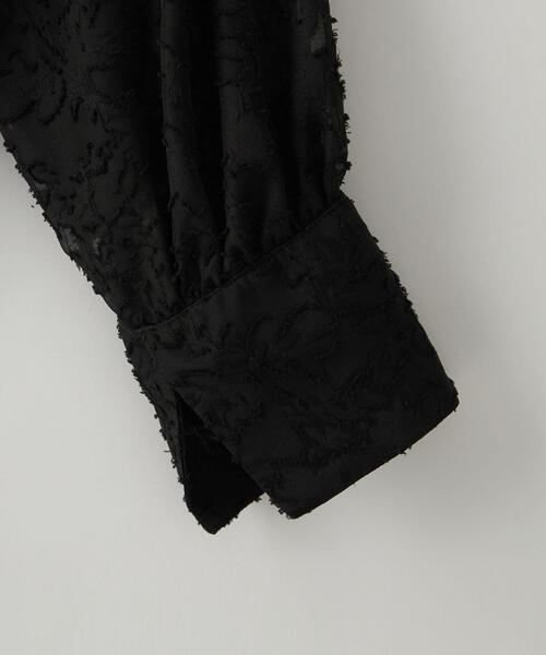CITEN(シテン)の「<CITEN(シテン)>カットジャカード バックリボン ブラウス(シャツ/ブラウス・レディース・ホワイト/ブラック・FREE)」の16枚目の写真