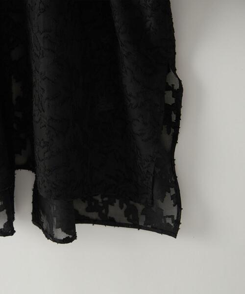 CITEN(シテン)の「<CITEN(シテン)>カットジャカード バックリボン ブラウス(シャツ/ブラウス・レディース・ホワイト/ブラック・FREE)」の15枚目の写真