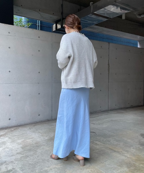 【一部WEB限定カラー】SSパールニットカーディガン