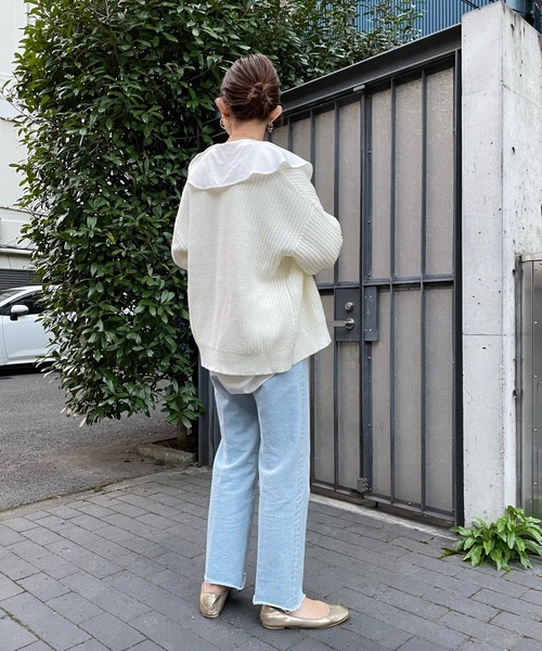 【一部WEB限定カラー】SSパールニットカーディガン