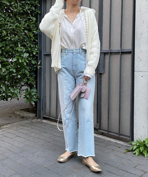 【一部WEB限定カラー】SSパールニットカーディガン