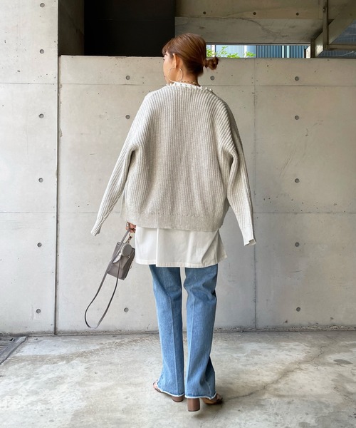 【一部WEB限定カラー】SSパールニットカーディガン