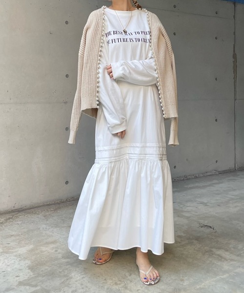 【一部WEB限定カラー】SSパールニットカーディガン