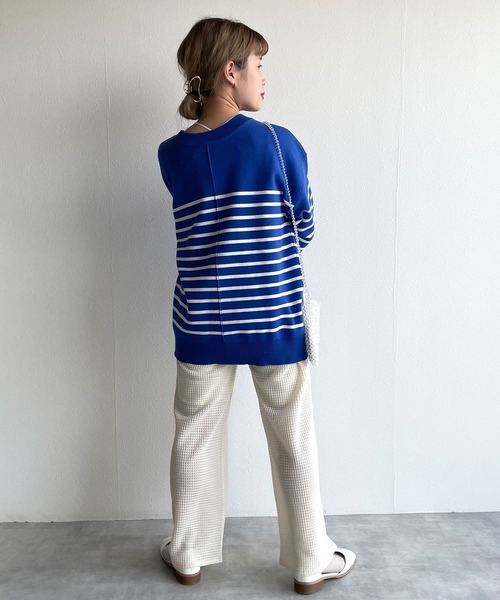 w closet（ダブルクローゼット）の「【SETUP対応】イージーパンツ（その他パンツ・レディース・キナリ/ライム/ブルー・FREE）」の11枚目の写真