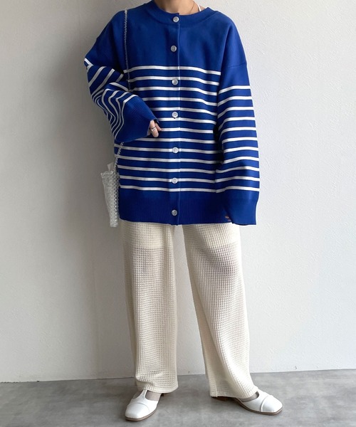 w closet（ダブルクローゼット）の「【SETUP対応】イージーパンツ（その他パンツ・レディース・キナリ/ライム/ブルー・FREE）」の13枚目の写真