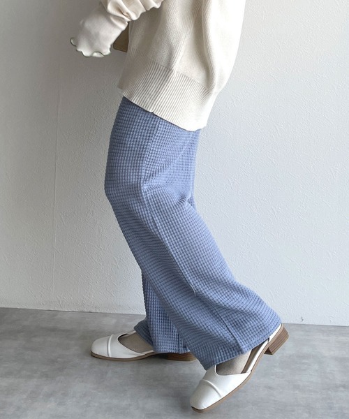 w closet（ダブルクローゼット）の「【SETUP対応】イージーパンツ（その他パンツ・レディース・キナリ/ライム/ブルー・FREE）」の21枚目の写真