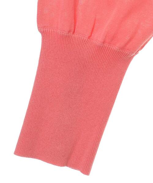 Tiara（ティアラ）の「綿シルクニットプルオーバー（ニット/セーター・レディース・ライトピンク/ピンク・FREE）」の10枚目の写真