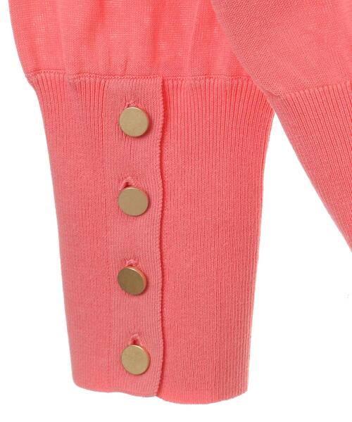 Tiara（ティアラ）の「綿シルクニットプルオーバー（ニット/セーター・レディース・ライトピンク/ピンク・FREE）」の9枚目の写真