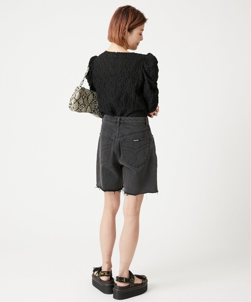 U by SPICK&SPAN(ユーバイスピックアンドスパン)の「フロントギャザーブラウス◆(シャツ/ブラウス・レディース・アイボリー/ブラック・FREE)」の10枚目の写真