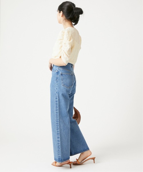 U by SPICK&SPAN(ユーバイスピックアンドスパン)の「フロントギャザーブラウス◆(シャツ/ブラウス・レディース・アイボリー/ブラック・FREE)」の22枚目の写真
