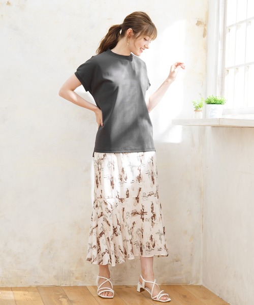 Honeys（ハニーズ）の「総柄マーメイドスカート（スカート）」 - WEAR