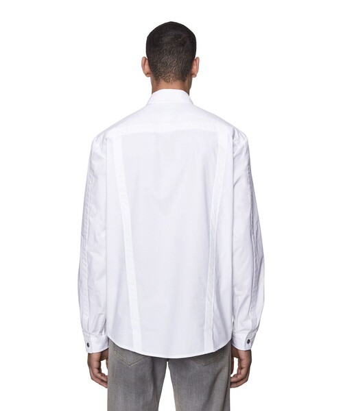 DIESEL（ディーゼル）の「メンズ シャツ シルバーボタン（シャツ/ブラウス・メンズ・ブラック/ホワイト・X-LARGE/LARGE/MEDIUM/SMALL/XX-LARGE/X-SMALL）」の4枚目の写真