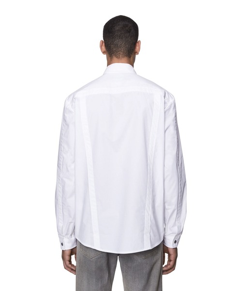 DIESEL（ディーゼル）の「メンズ シャツ シルバーボタン（シャツ/ブラウス・メンズ・ブラック/ホワイト・X-LARGE/LARGE/MEDIUM/SMALL/XX-LARGE/X-SMALL）」の3枚目の写真