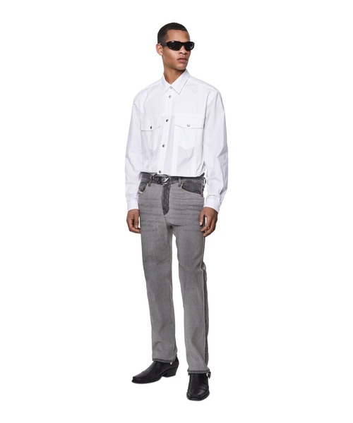 DIESEL（ディーゼル）の「メンズ シャツ シルバーボタン（シャツ/ブラウス・メンズ・ブラック/ホワイト・X-LARGE/LARGE/MEDIUM/SMALL/XX-LARGE/X-SMALL）」の7枚目の写真