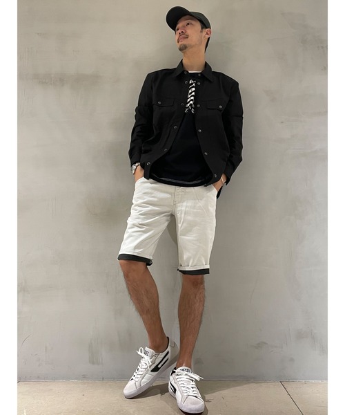 DIESEL（ディーゼル）の「メンズ シャツ シルバーボタン（シャツ/ブラウス・メンズ・ブラック/ホワイト・X-LARGE/LARGE/MEDIUM/SMALL/XX-LARGE/X-SMALL）」の21枚目の写真