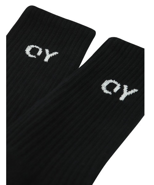 OY（オーワイ）の「【OY/オーワイ】BASIC LOGO SOCKS/ロゴソックス 靴下（ソックス/靴下・メンズ・ホワイト/ブラック・ONE SIZE）」の5枚目の写真