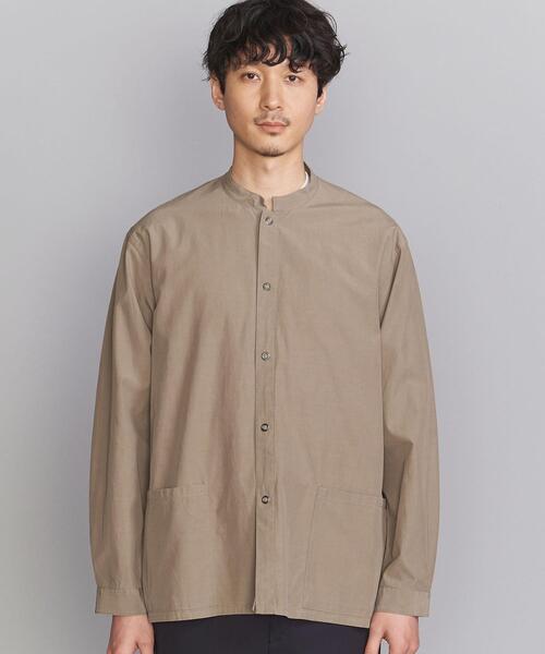 BEAUTY&YOUTH UNITED ARROWS（ビューティーアンドユースユナイテッドアローズ）の「BY フェイドダンプ スタンドカラー シャツ（シャツ/ブラウス・メンズ・ライトグレー/ネイビー/モカ・L/M/XL/S）」の11枚目の写真