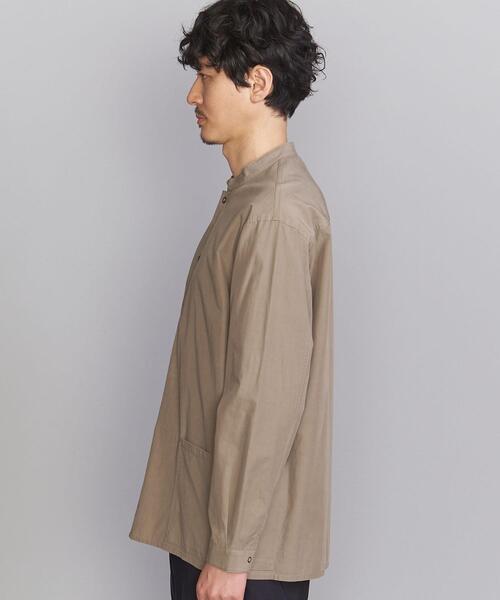 BEAUTY&YOUTH UNITED ARROWS（ビューティーアンドユースユナイテッドアローズ）の「BY フェイドダンプ スタンドカラー シャツ（シャツ/ブラウス・メンズ・ライトグレー/ネイビー/モカ・L/M/XL/S）」の8枚目の写真