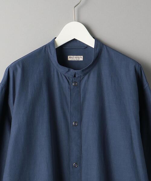 BEAUTY&YOUTH UNITED ARROWS（ビューティーアンドユースユナイテッドアローズ）の「BY フェイドダンプ スタンドカラー シャツ（シャツ/ブラウス・メンズ・ライトグレー/ネイビー/モカ・L/M/XL/S）」の22枚目の写真