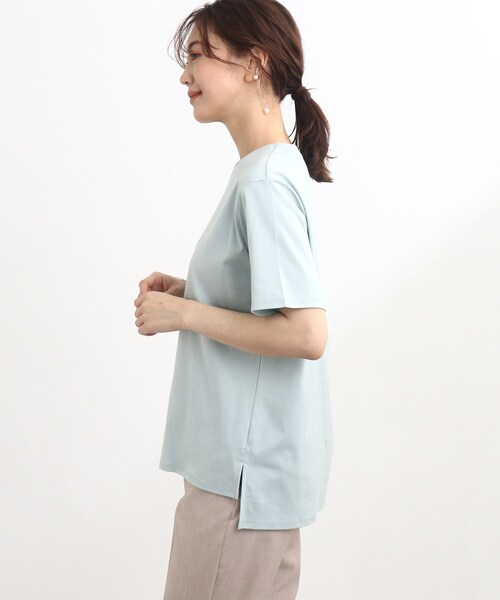 【UVカット/接触冷感/洗える】ロゴTシャツ