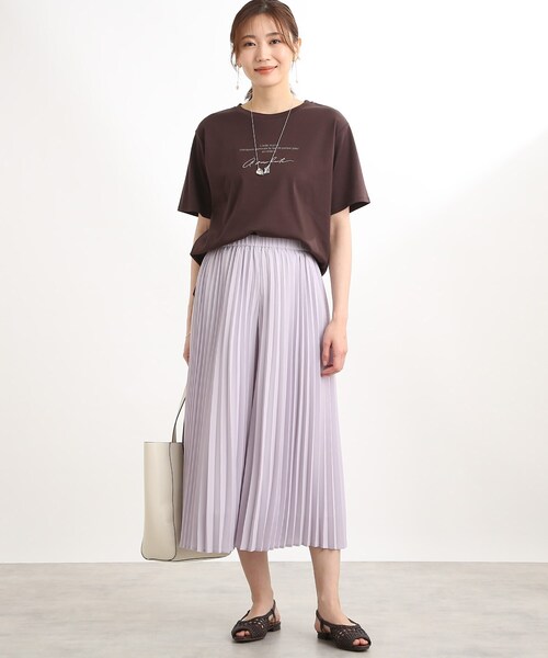 【UVカット/接触冷感/洗える】ロゴTシャツ