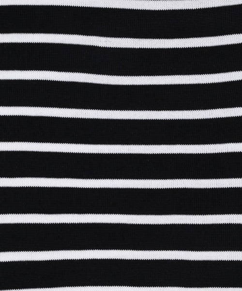 WC(ダブル シー)の「ボーダーニットポロ(ニット/セーター・レディース・ネイビー/イエロー/ブラック・FREE)」の9枚目の写真