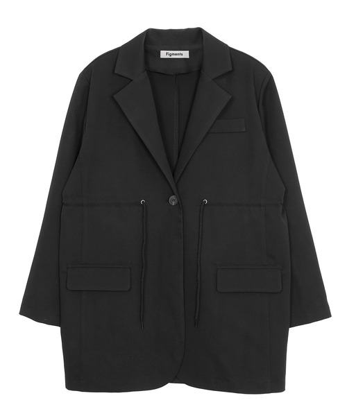 Figments（フィグメンツ）の「ドローコードサマージャケット（その他アウター・レディース・ブラック・FREE）」の10枚目の写真