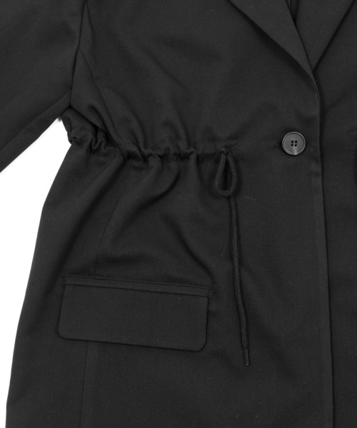 Figments（フィグメンツ）の「ドローコードサマージャケット（その他アウター・レディース・ブラック・FREE）」の6枚目の写真