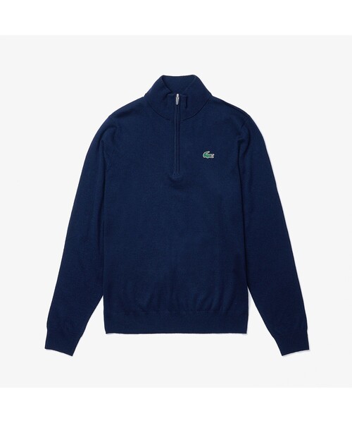 ラコステスポーツ　ハーフジップゴルフセーター ラコステ LACOSTE LACOSTE SPORT Coolmax(R)?ハーフジップウール