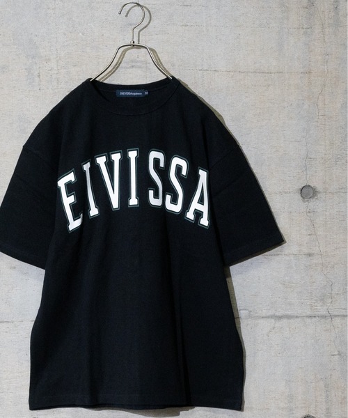 JOHN'S CLOSET(ジョンズクローゼット)の「【50】カレッジプリントビッグTシャツ(Tシャツ/カットソー・メンズ・ブラック/ホワイト系その他/ホワイト/ホワイト系その他2/ベージュ/ブラック系その他・MEDIUM/LARGE)」の2枚目の写真