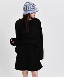 me+em select | フラワークロシェ編みニットハット(ハット)