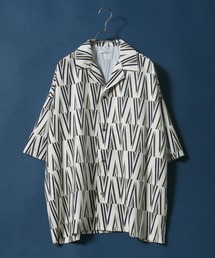 ANPAS（アンパス）の「Total Pattern Print Big Silhouette Open Collar Shirt/総柄プリント ビッグシルエット オープンカラーシャツ（シャツ/ブラウス・メンズ）」