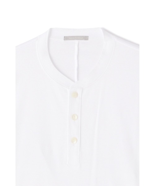 HIGH STREET(ハイストリート)の「HIGH STREET∴CLEANSERスムースヘンリーネックカットソー(Tシャツ/カットソー・メンズ・ブラック/ホワイト/ピンク・L/M/LL)」の14枚目の写真