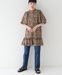 GHOSPELL | 【GHOSPELL/ゴスペル】lifestyle leopard mini dress(ワンピース)