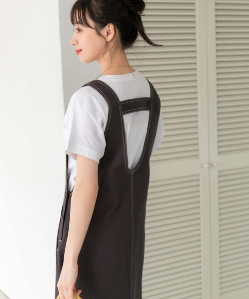 fifth（フィフス）の「フレンチスリーブカットソー（Tシャツ/カットソー・レディース・ブラック/ホワイト/ピンク/ライトグリーン/イエロー/チャコールグレー・M）」の9枚目の写真