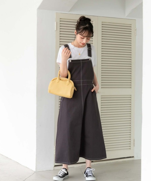 fifth（フィフス）の「フレンチスリーブカットソー（Tシャツ/カットソー・レディース・ブラック/ホワイト/ピンク/ライトグリーン/イエロー/チャコールグレー・M）」の11枚目の写真