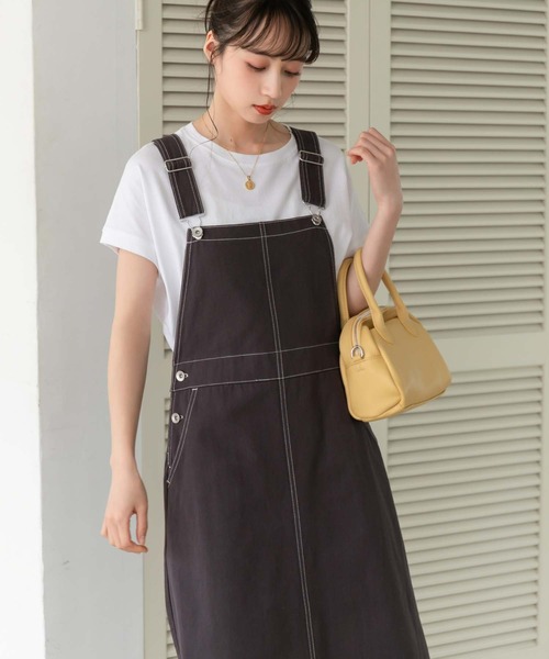 fifth（フィフス）の「フレンチスリーブカットソー（Tシャツ/カットソー・レディース・ブラック/ホワイト/ピンク/ライトグリーン/イエロー/チャコールグレー・M）」の10枚目の写真