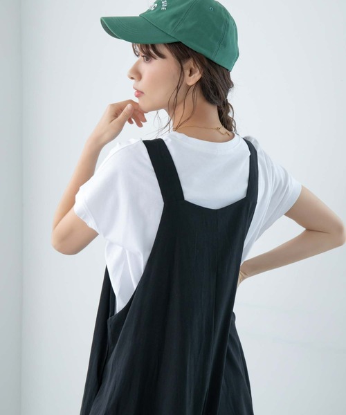 fifth（フィフス）の「フレンチスリーブカットソー（Tシャツ/カットソー・レディース・ブラック/ホワイト/ピンク/ライトグリーン/イエロー/チャコールグレー・M）」の18枚目の写真